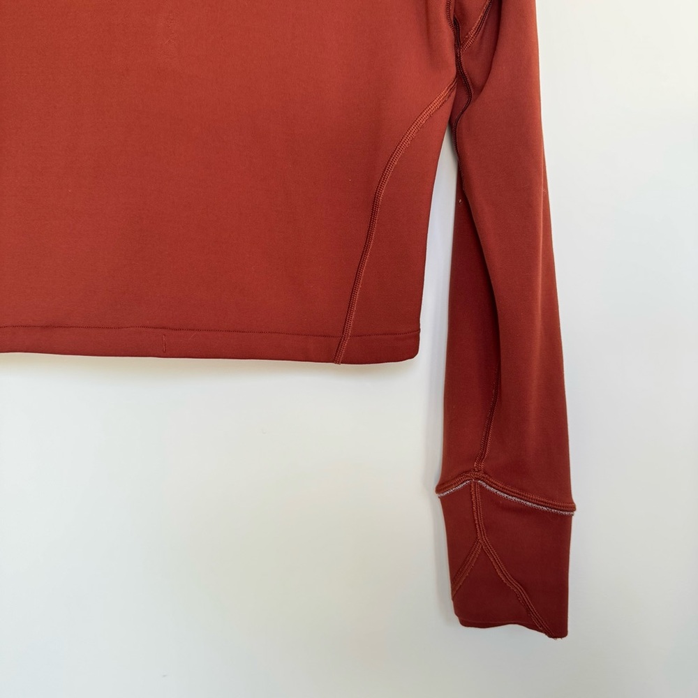 Lululemon Rulu™ Running Cropped 1/2 Zip
Dark Terracotta - Picture 11 of 12